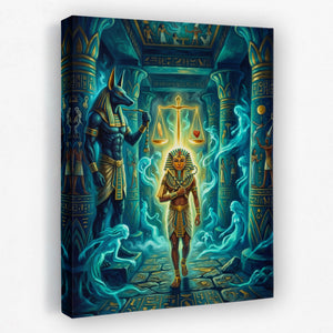 Pharaoh's Glowing Judgment — Pharaoh's Glowing Judgment Portrait   Side View   Mirror 180