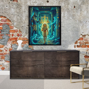 Pharaoh's Glowing Judgment — Pharaoh's Glowing Judgment Luxurious Room Exposed Brick 54