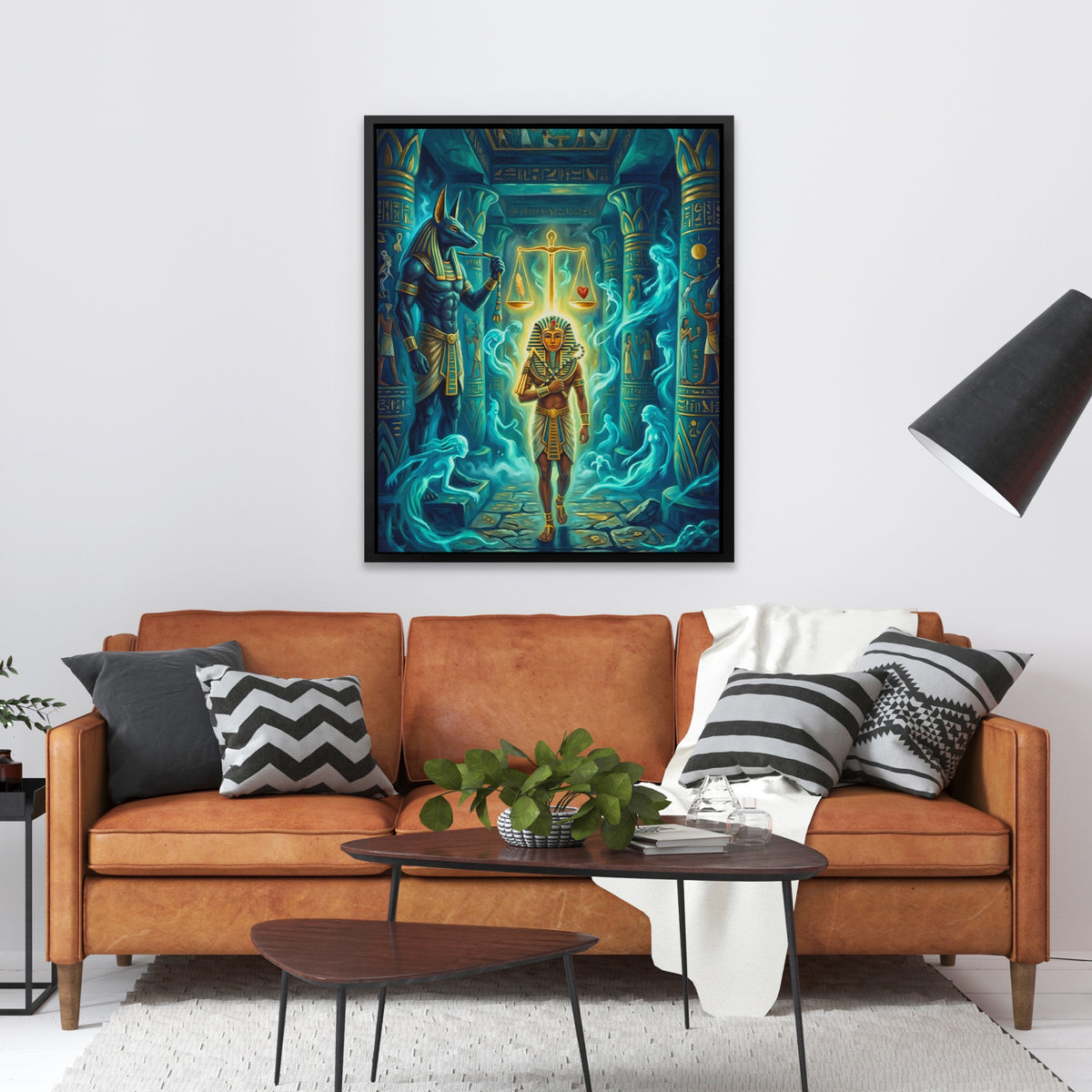 Pharaoh's Glowing Judgment — Pharaoh's Glowing Judgment Orange Couch 138