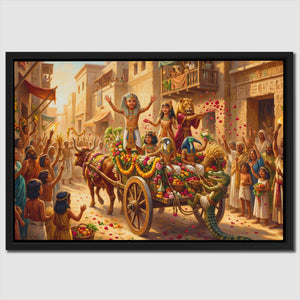 Pharaoh's Golden Procession — Pharaoh's Golden Procession Close Up Landscape 91