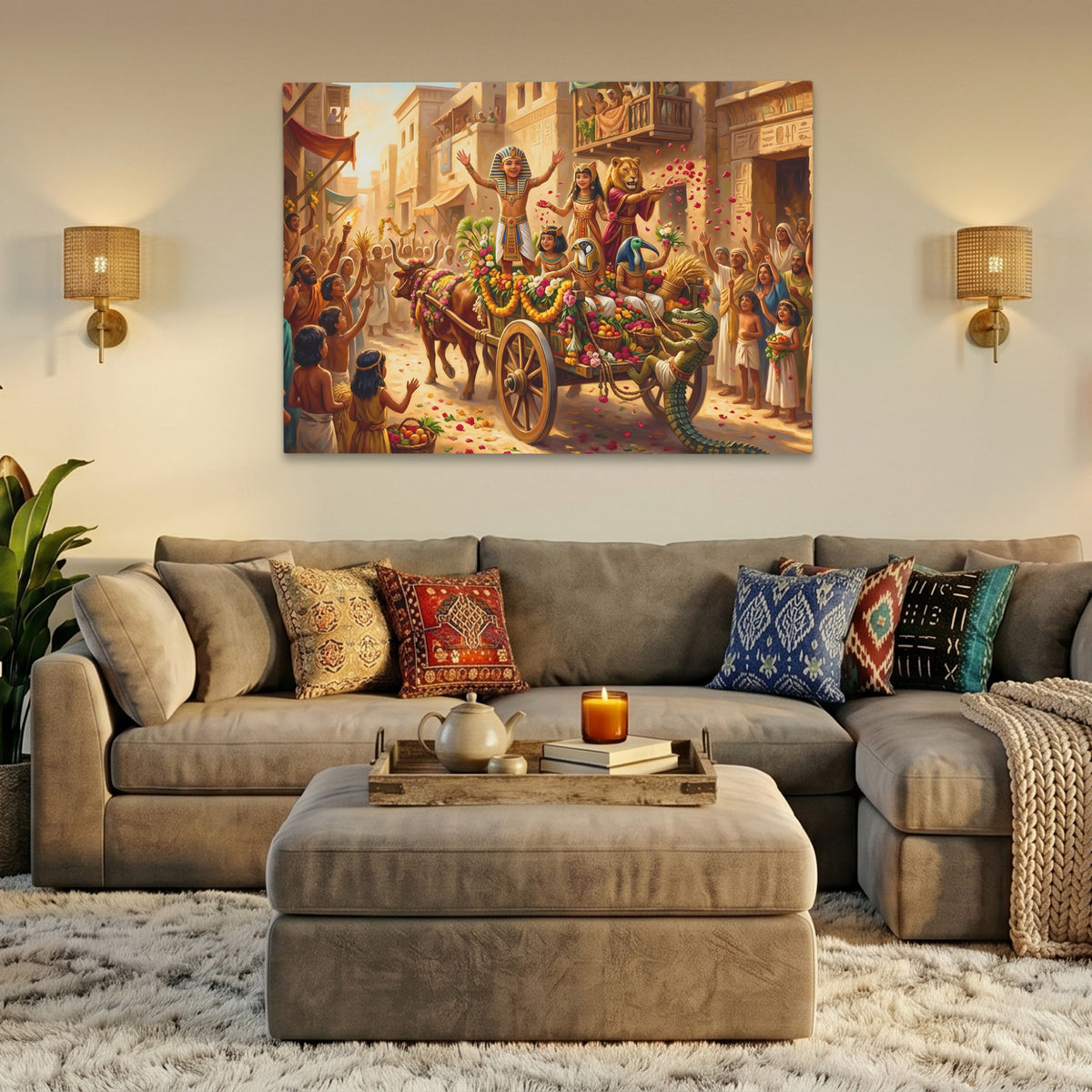 Pharaoh's Golden Procession — Pharaoh's Golden Procession AZ Livingroom Land 11