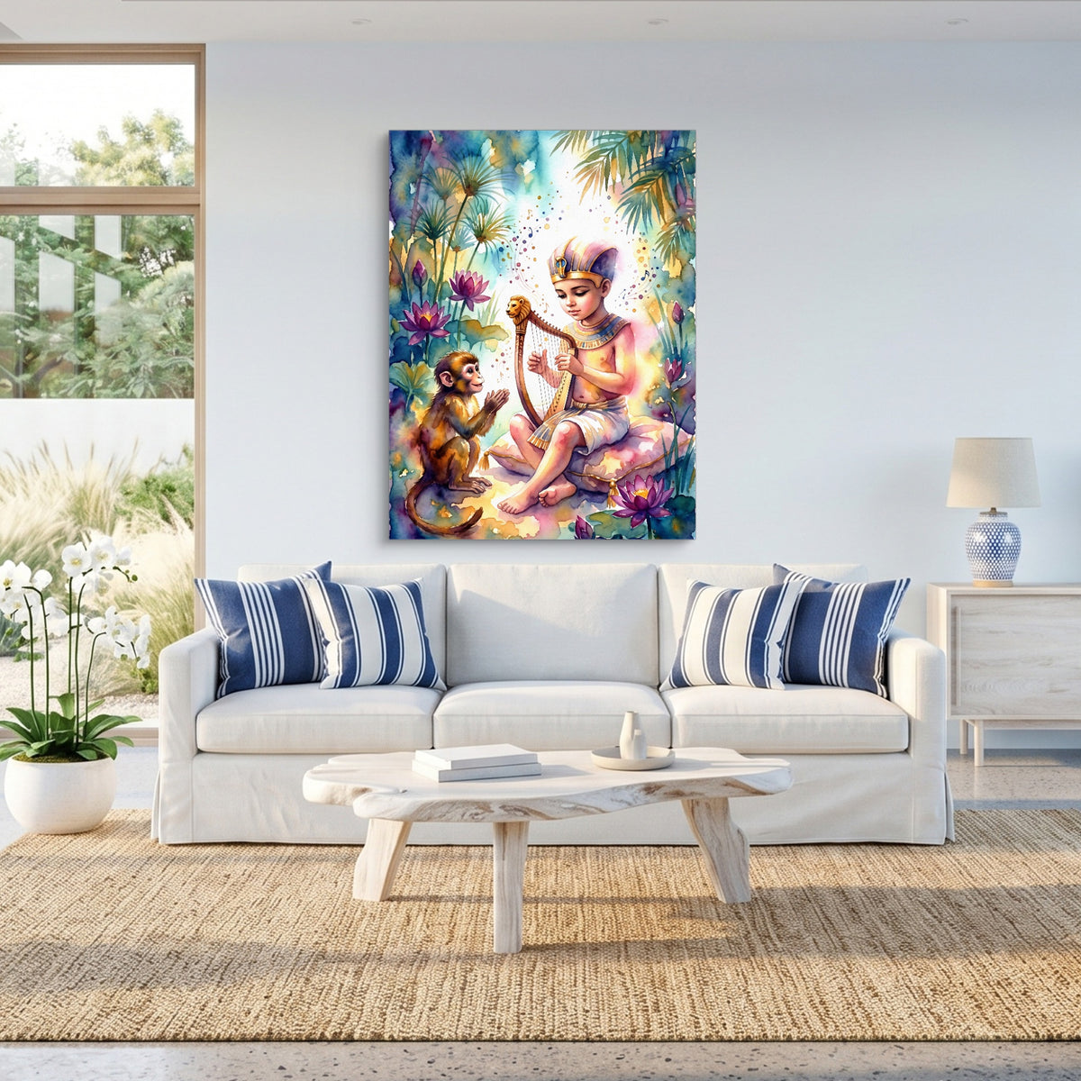 Pharaoh's Harp — pharaoh's harp sq beach house 1port flush print