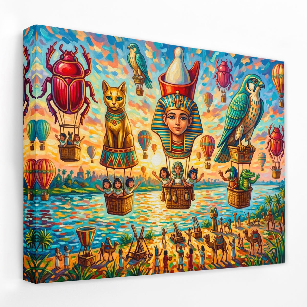 Pharaoh's Hot Air — Pharaoh's Hot Air Landscape   Side View   Mirror Wrap 156