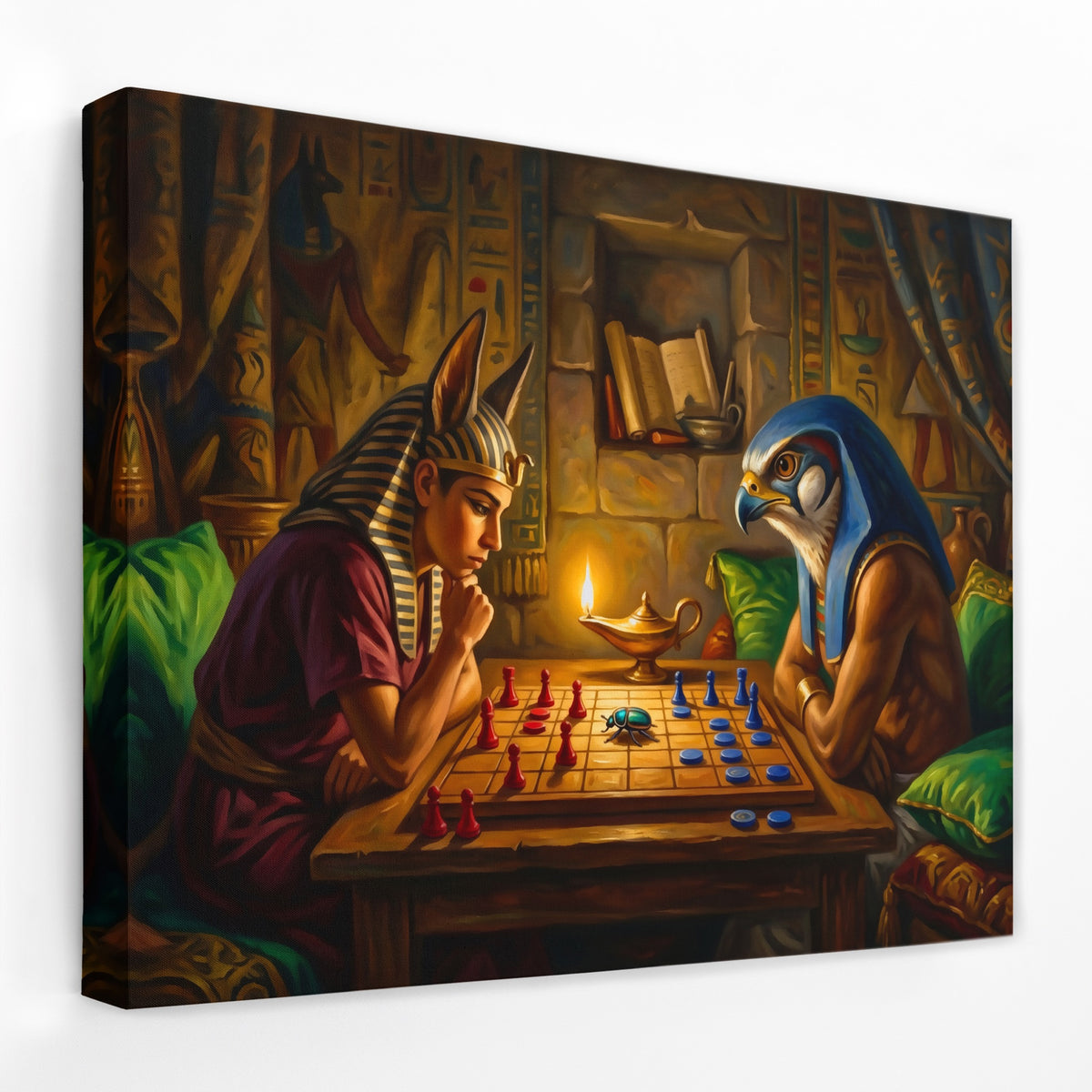 Pharaohs Ancient Game — Pharaohs Ancient Game Landscape   Side View   Mirror Wrap 161