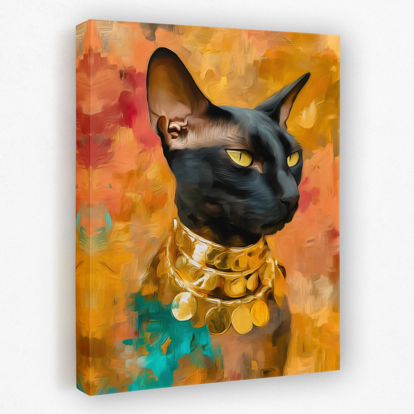 Pharaoh's Black Jewel - Luxury Wall Art