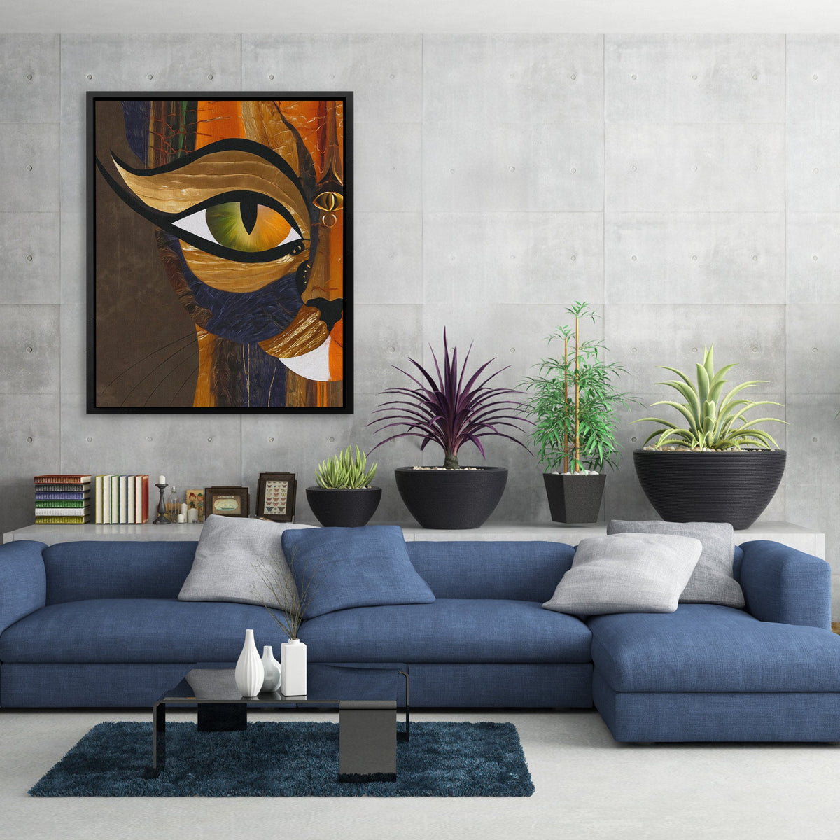 Pharaoh's Desert Eye - Luxury Wall Art
