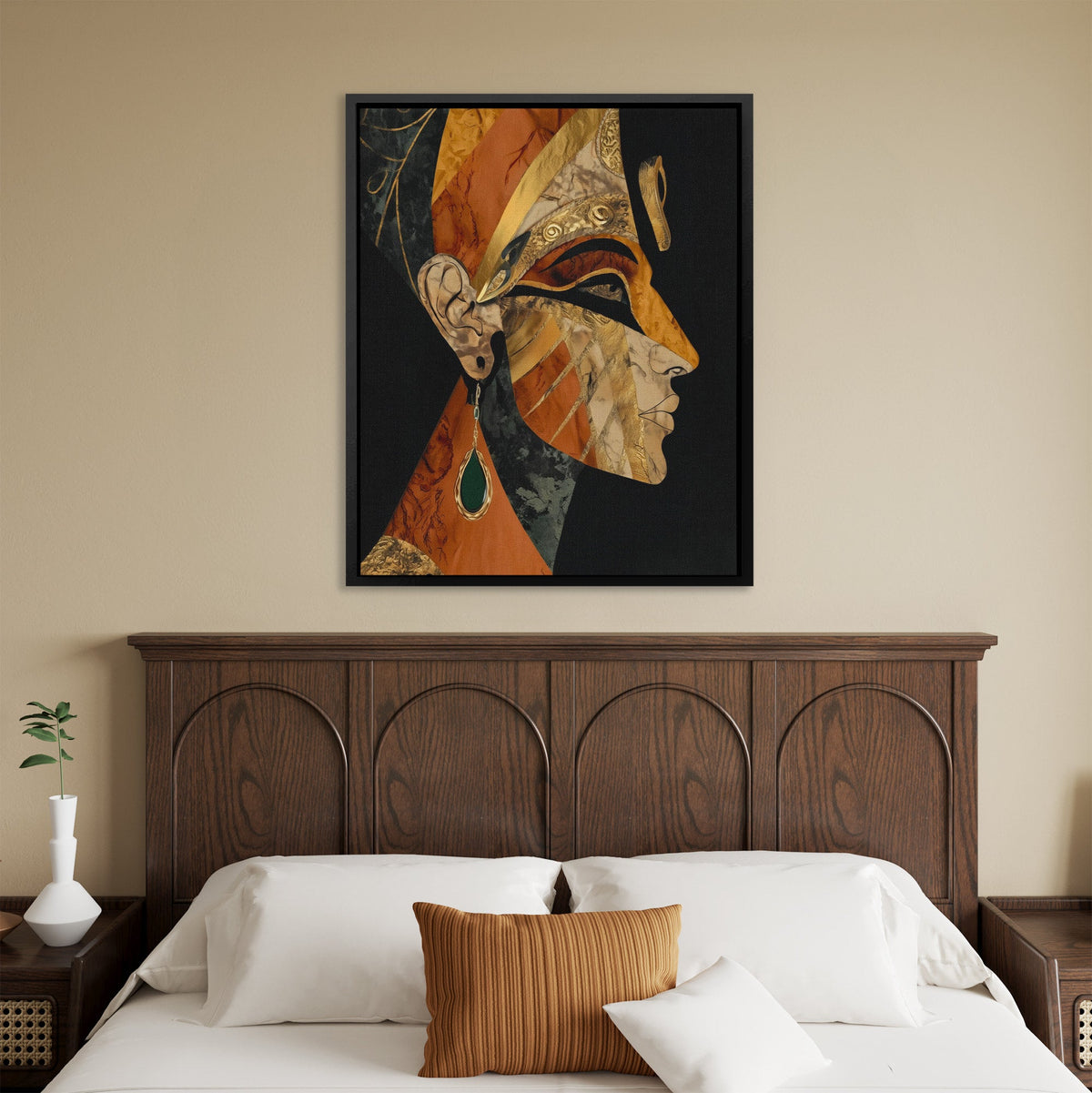 Pharaoh's Emerald Tear - Luxury Wall Art