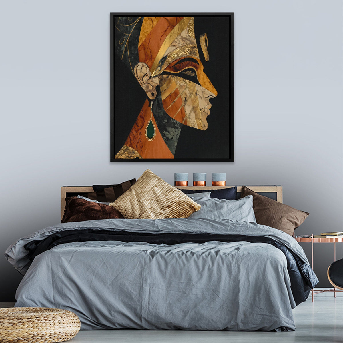 Pharaoh's Emerald Tear - Luxury Wall Art