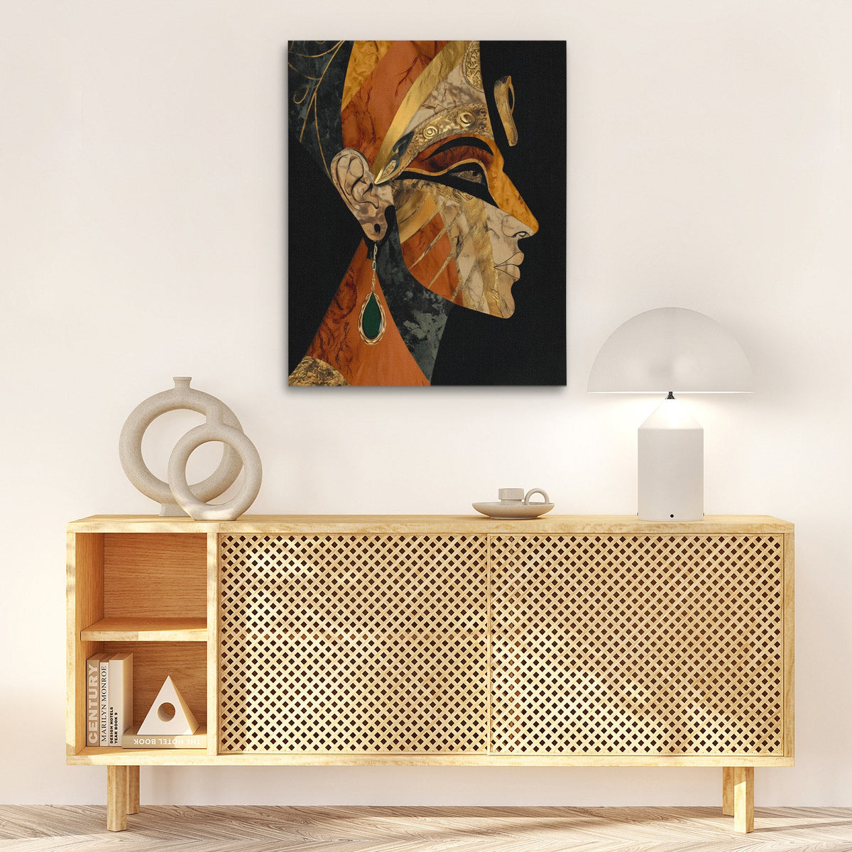 Pharaoh's Emerald Tear - Luxury Wall Art