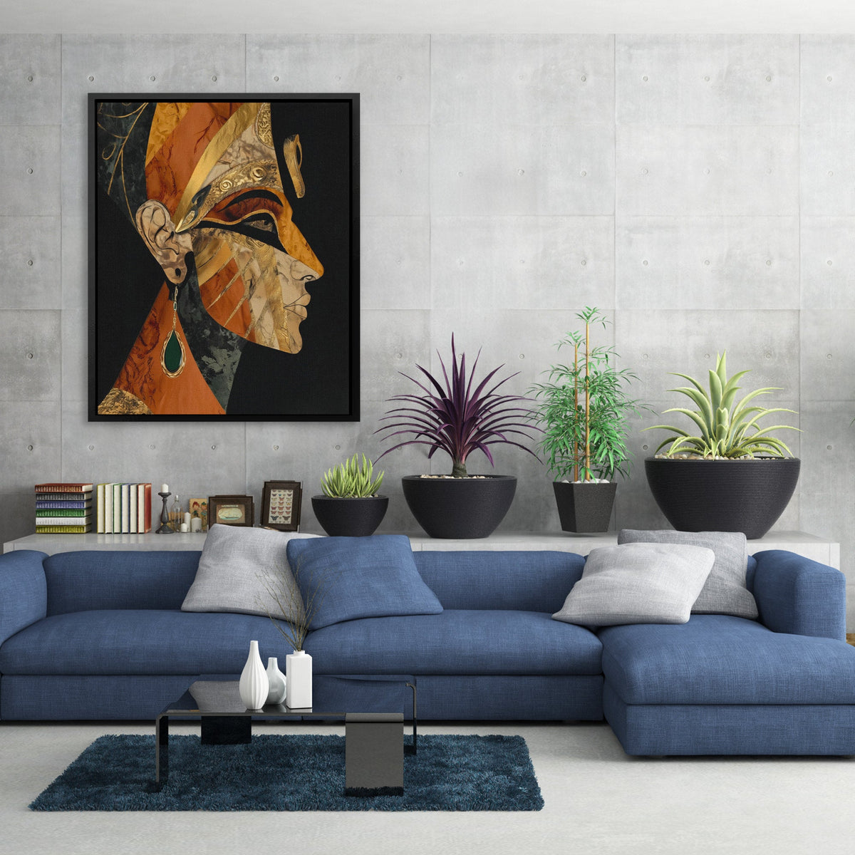 Pharaoh's Emerald Tear - Luxury Wall Art