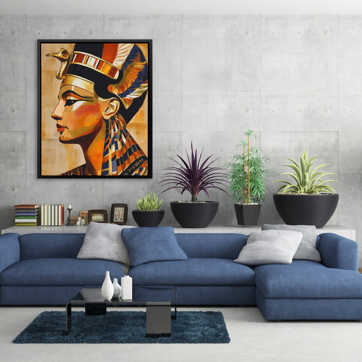 Pharaoh's Golden Dawn - Luxury Wall Art