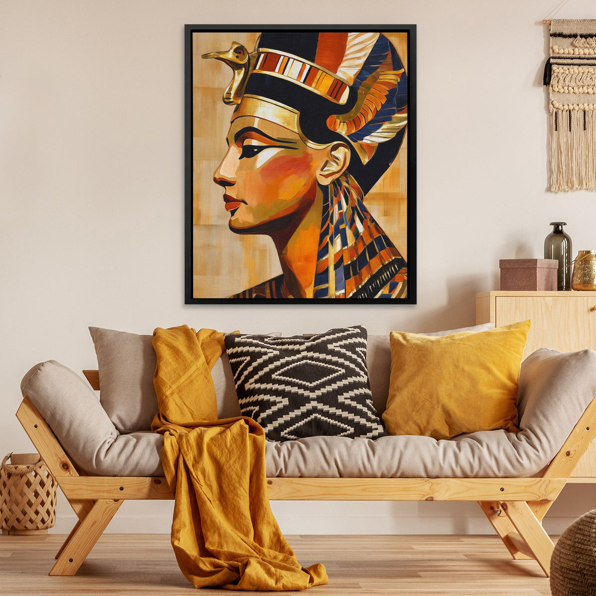 Pharaoh's Golden Dawn - Luxury Wall Art