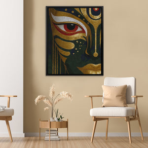 Pharaoh's Golden Eye - Luxury Wall Art