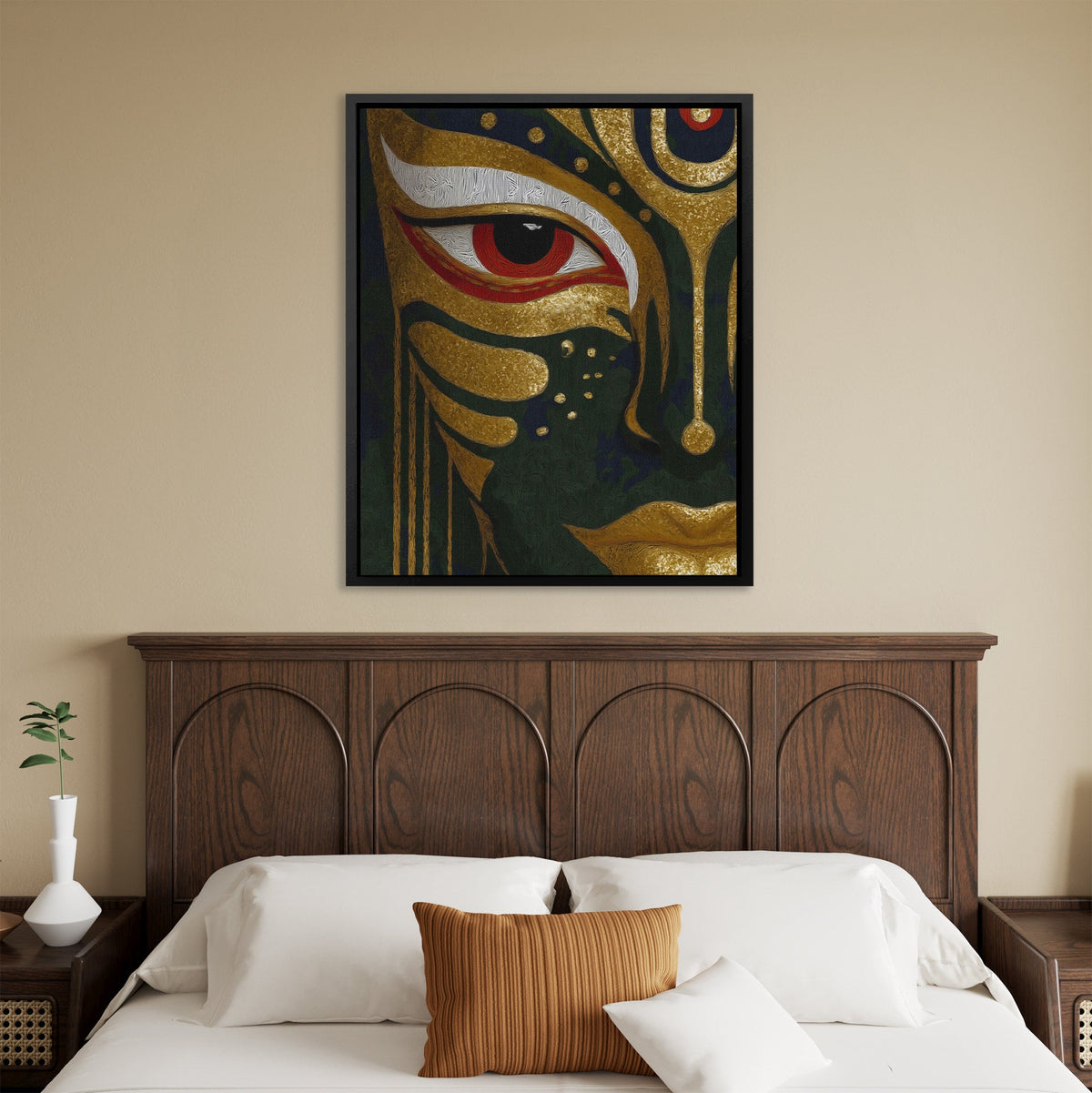 Pharaoh's Golden Eye - Luxury Wall Art