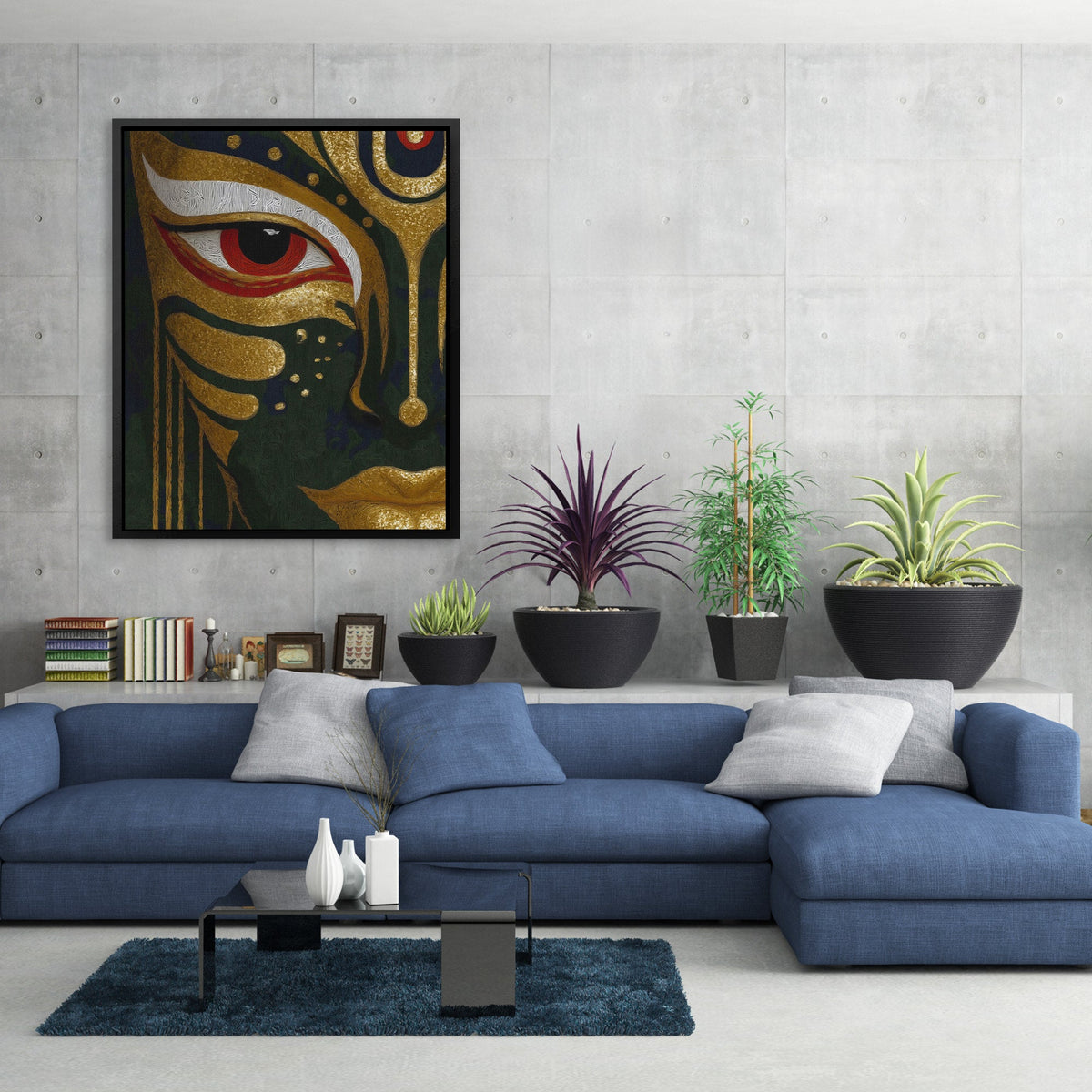 Pharaoh's Golden Eye - Luxury Wall Art