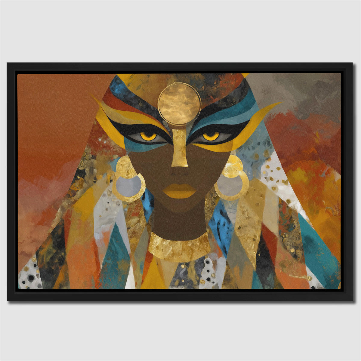 Pharaohs Golden Eyes - Luxury Wall Art