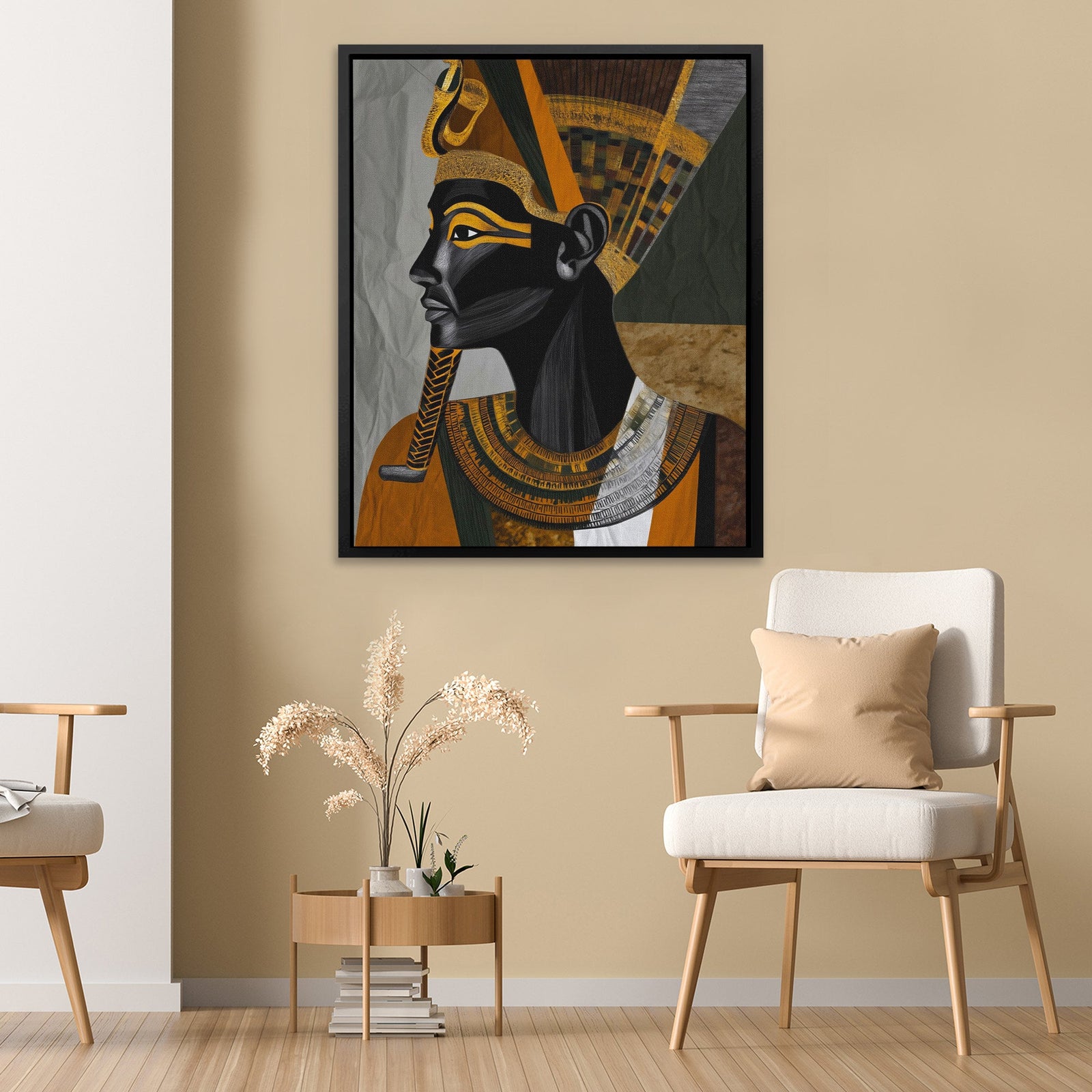 Pharaoh's Golden Oracle - Luxury Wall Art