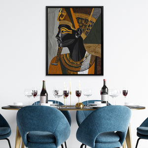 Pharaoh's Golden Oracle - Luxury Wall Art