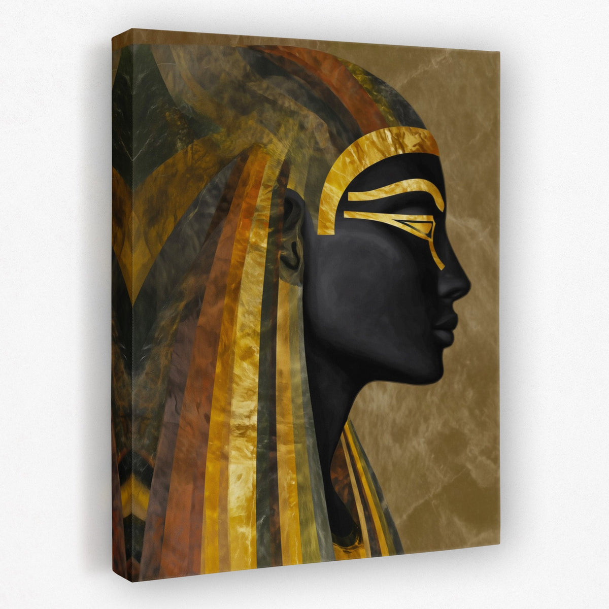 Pharaohs Golden Shadow - Luxury Wall Art