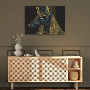 Pharaohs Golden Throne - Luxury Wall Art