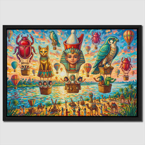 Pharaoh's Hot Air canvas wall art