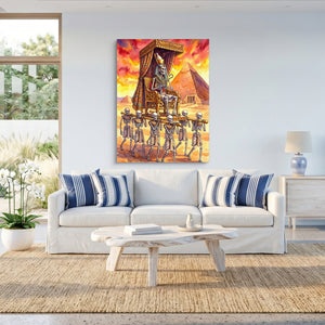 Pharaoh's Procession - Luxury Wall Art