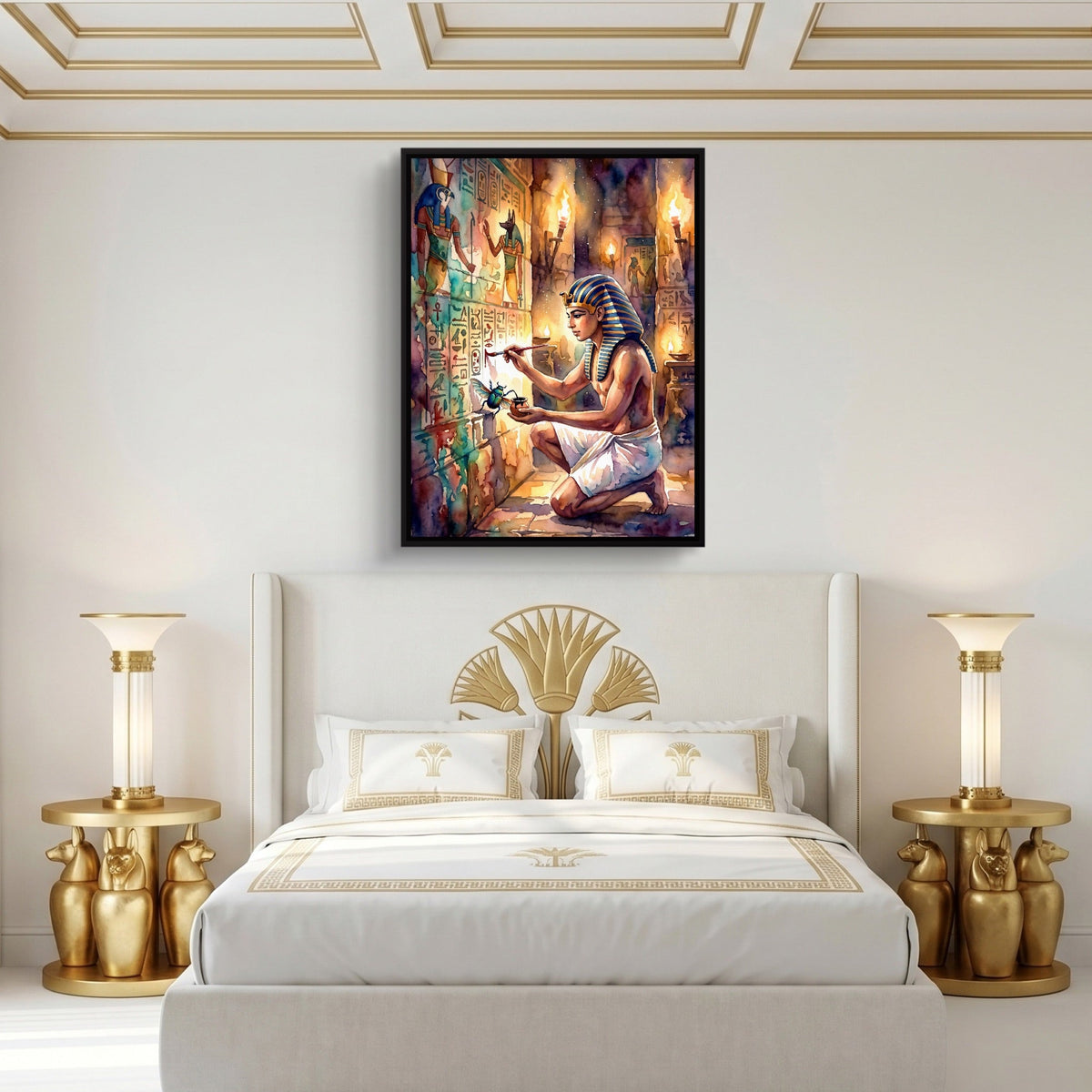 Pharaoh's Wall Script - Luxury Wall Art