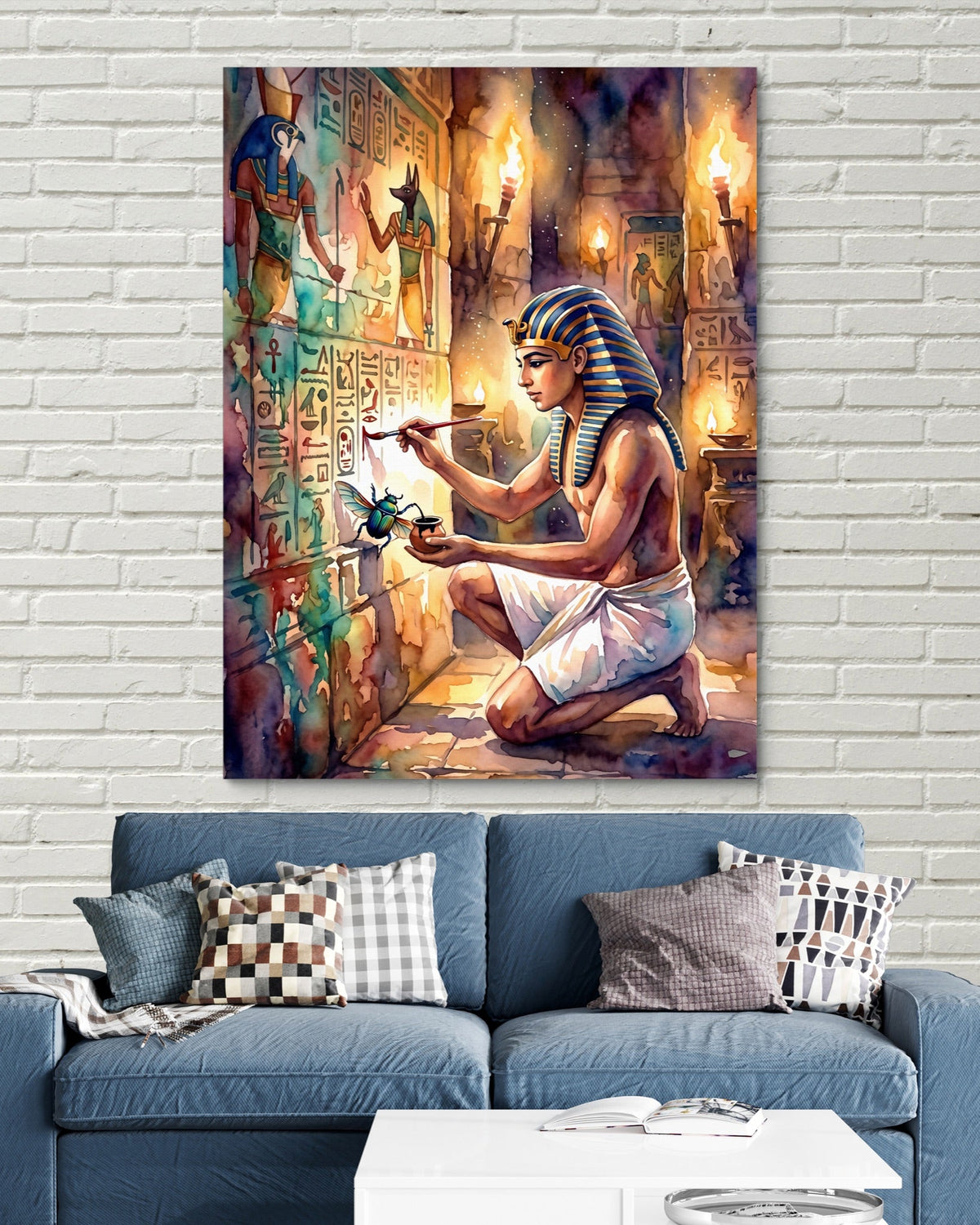 Pharaoh's Wall Script - Luxury Wall Art