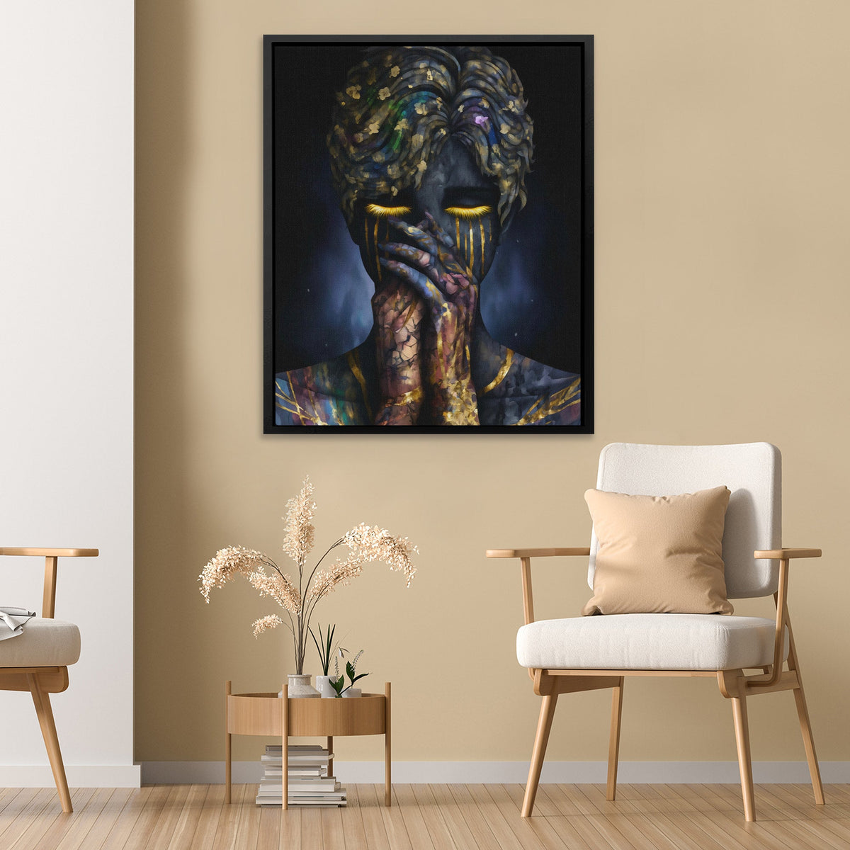 Philosopher's Gilded Meditation - Luxury Wall Art