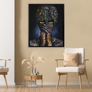 Philosopher's Gilded Meditation - Luxury Wall Art