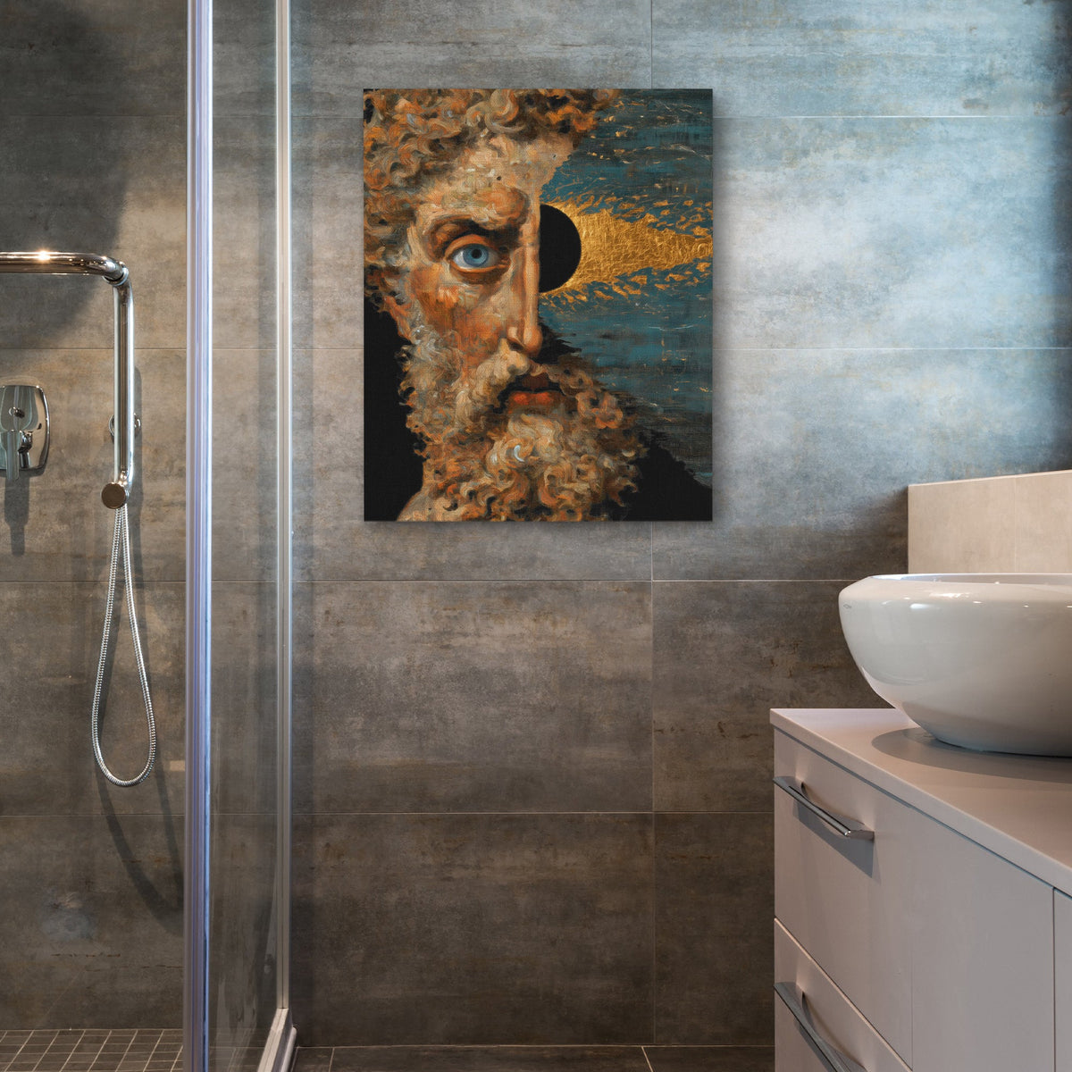 Philosopher's Living Landscape - Luxury Wall Art