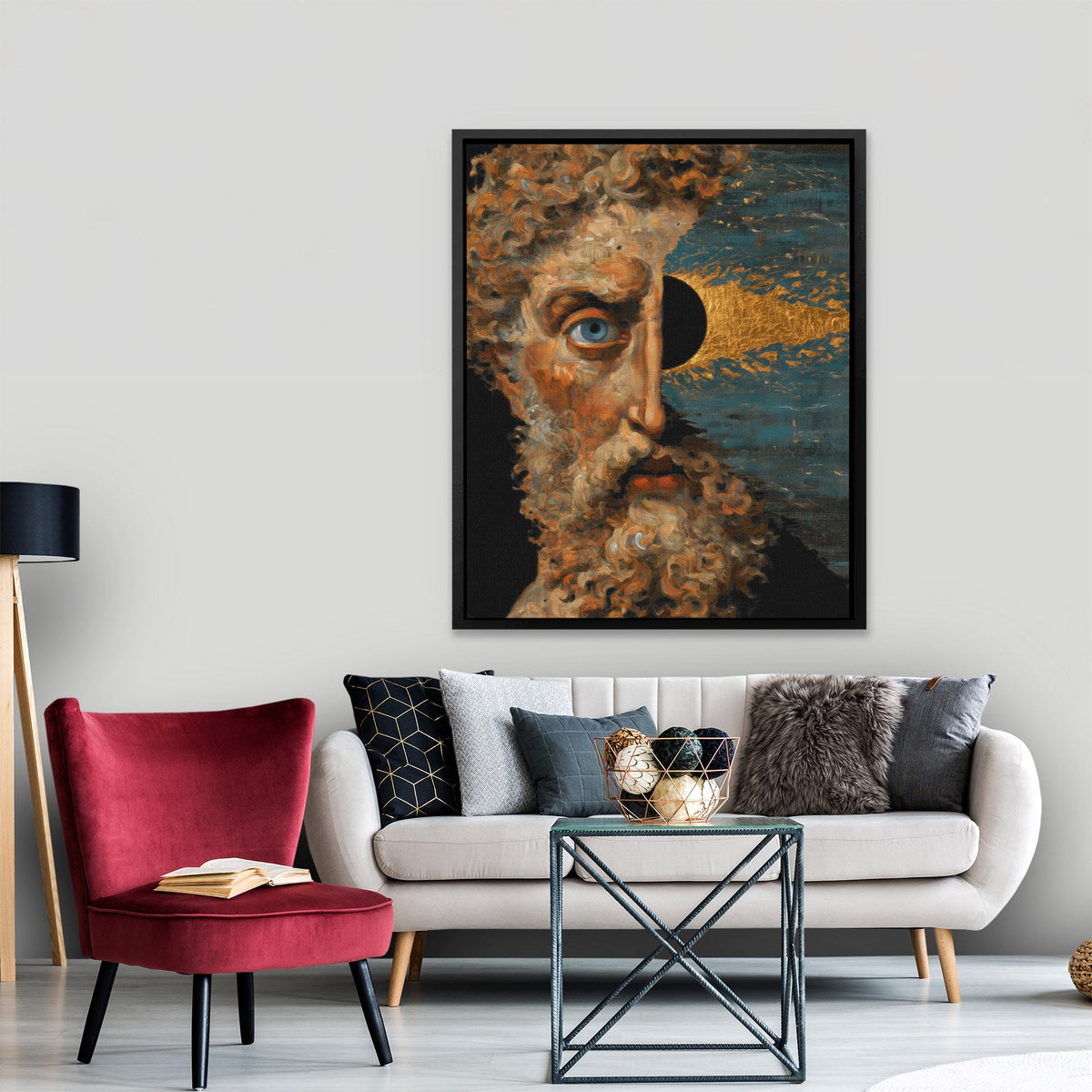 Philosopher's Living Landscape - Luxury Wall Art