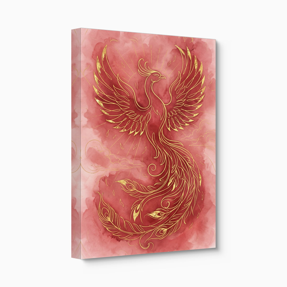 Phoenix Ascendant Burst — phoenix ascendant burst angled flush print