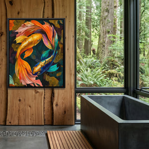 Phoenixes Circling Dance — Phoenixes Circling Dance Outdoor Bathroom Log Port 297