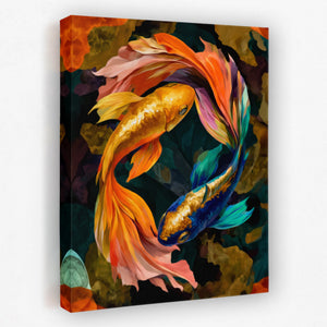 Phoenixes Circling Dance — Phoenixes Circling Dance Portrait   Side View   Mirror 372