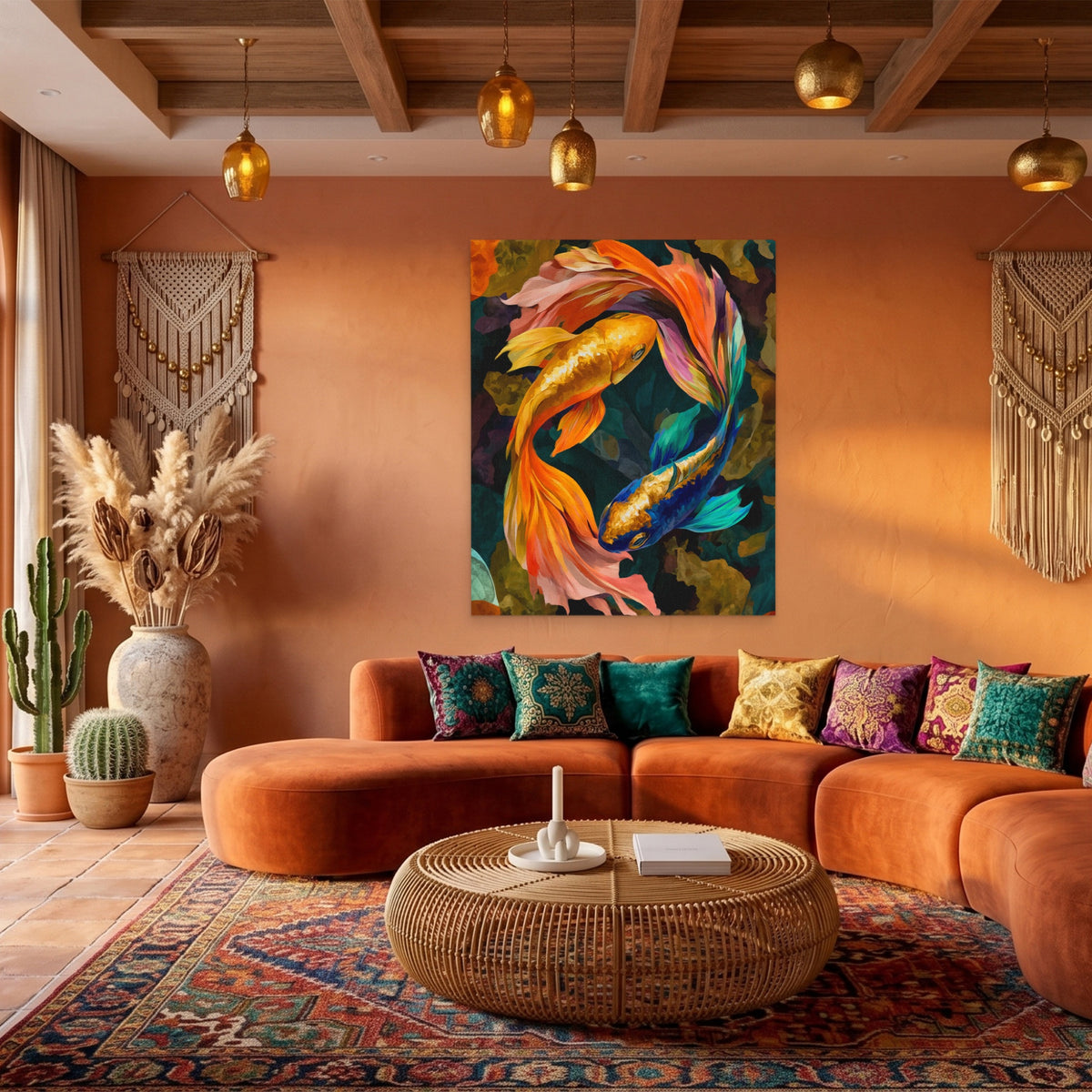 Phoenixes Circling Dance — Phoenixes Circling Dance Boho Living Port 47