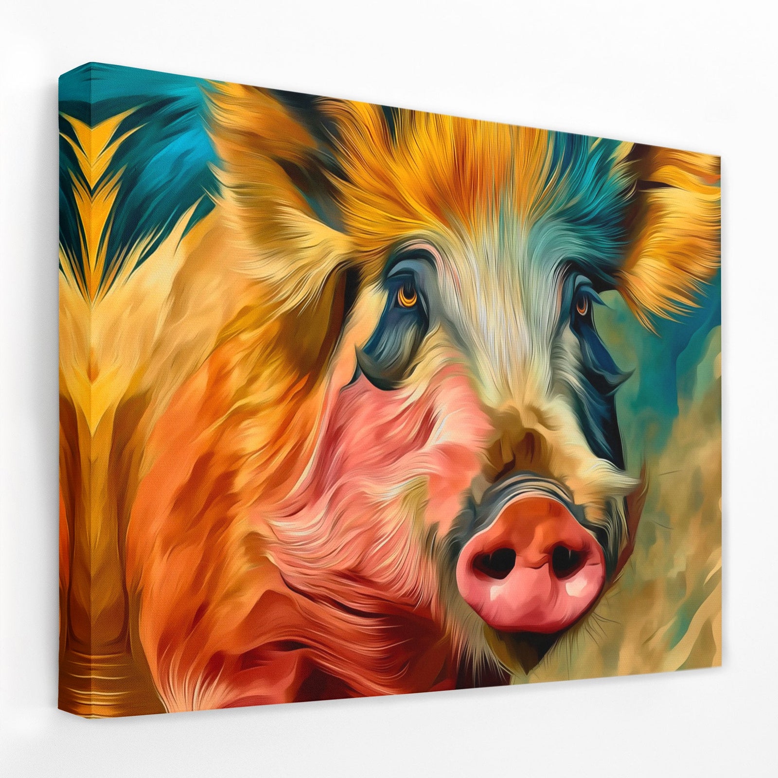 Pig's Windswept Glory - Luxury Wall Art