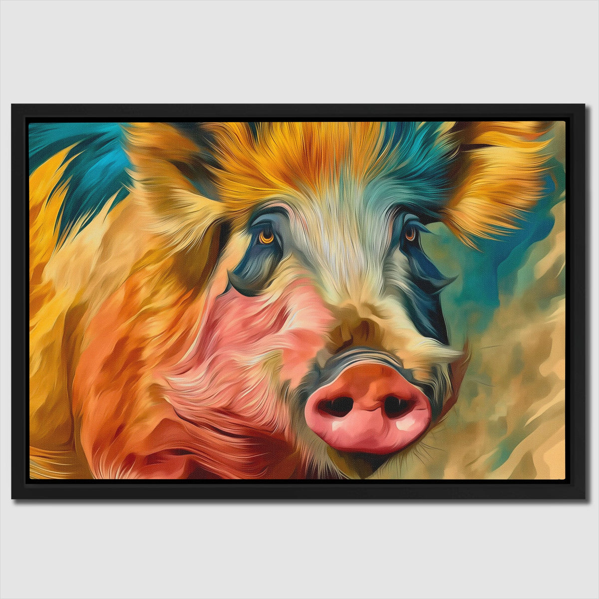 Pig's Windswept Glory - Luxury Wall Art