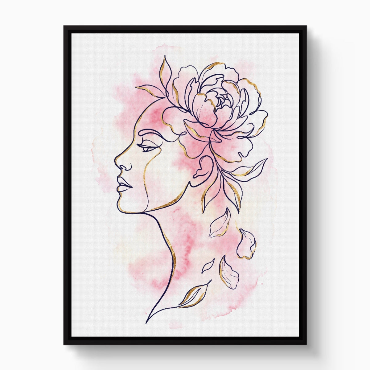 Pink Floral Fashion 4-Piece Set - Luxury Wall Art