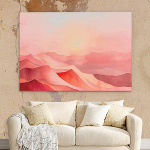 Pink Hills - Luxury Wall Art