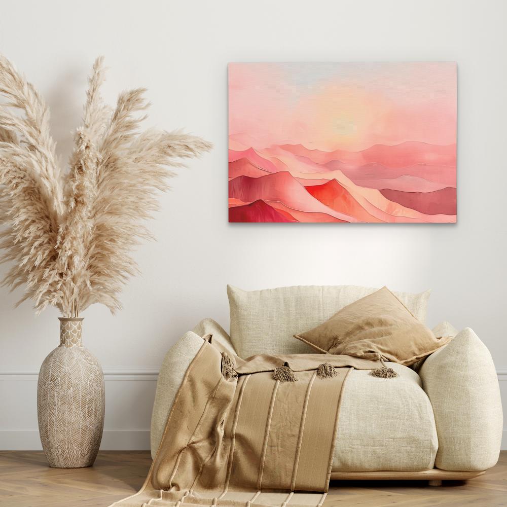 Pink Hills - Luxury Wall Art