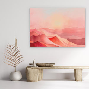 Pink Hills - Luxury Wall Art