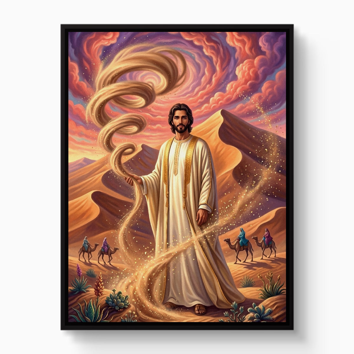 Pink Hippo Sleeping — pink hippo sleeping white studio framed black