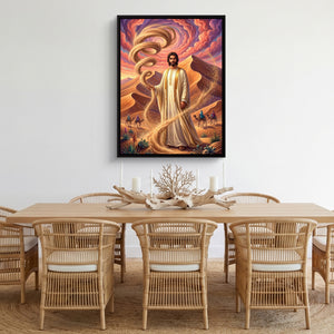Pink Hippo Sleeping — pink hippo sleeping sq cozy dining room 1port framed black