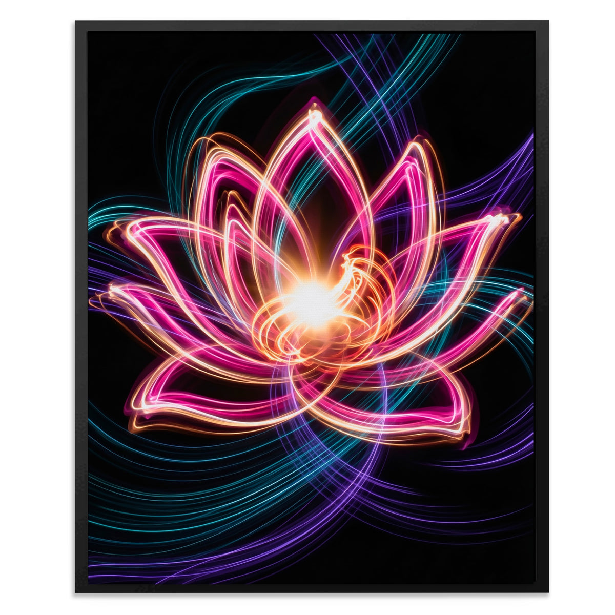 Pink Lotus Neon — Pink Lotus Neon Front Facing Portrait2 42