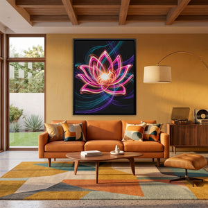 Pink Lotus Neon — Pink Lotus Neon Orange Room Port 138