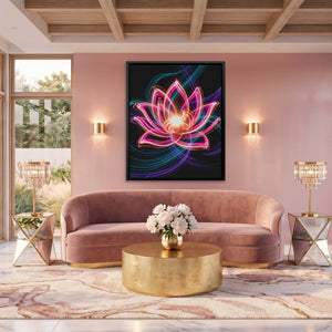 Pink Lotus Neon — Pink Lotus Neon Pink Pleasure Port 186