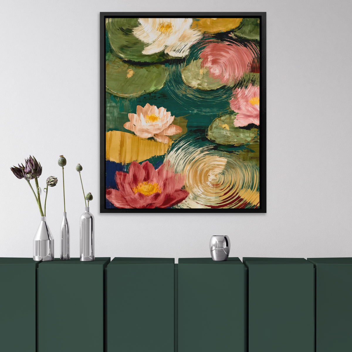 Pink Lotus Ripple — Pink Lotus Ripple Luxury Interior V3 Green 91
