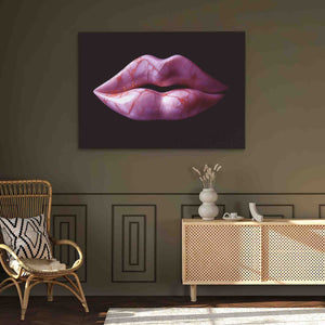 Pink Marble Lips - Luxury Wall Art