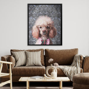 Pink Poodle - Luxury Wall Art